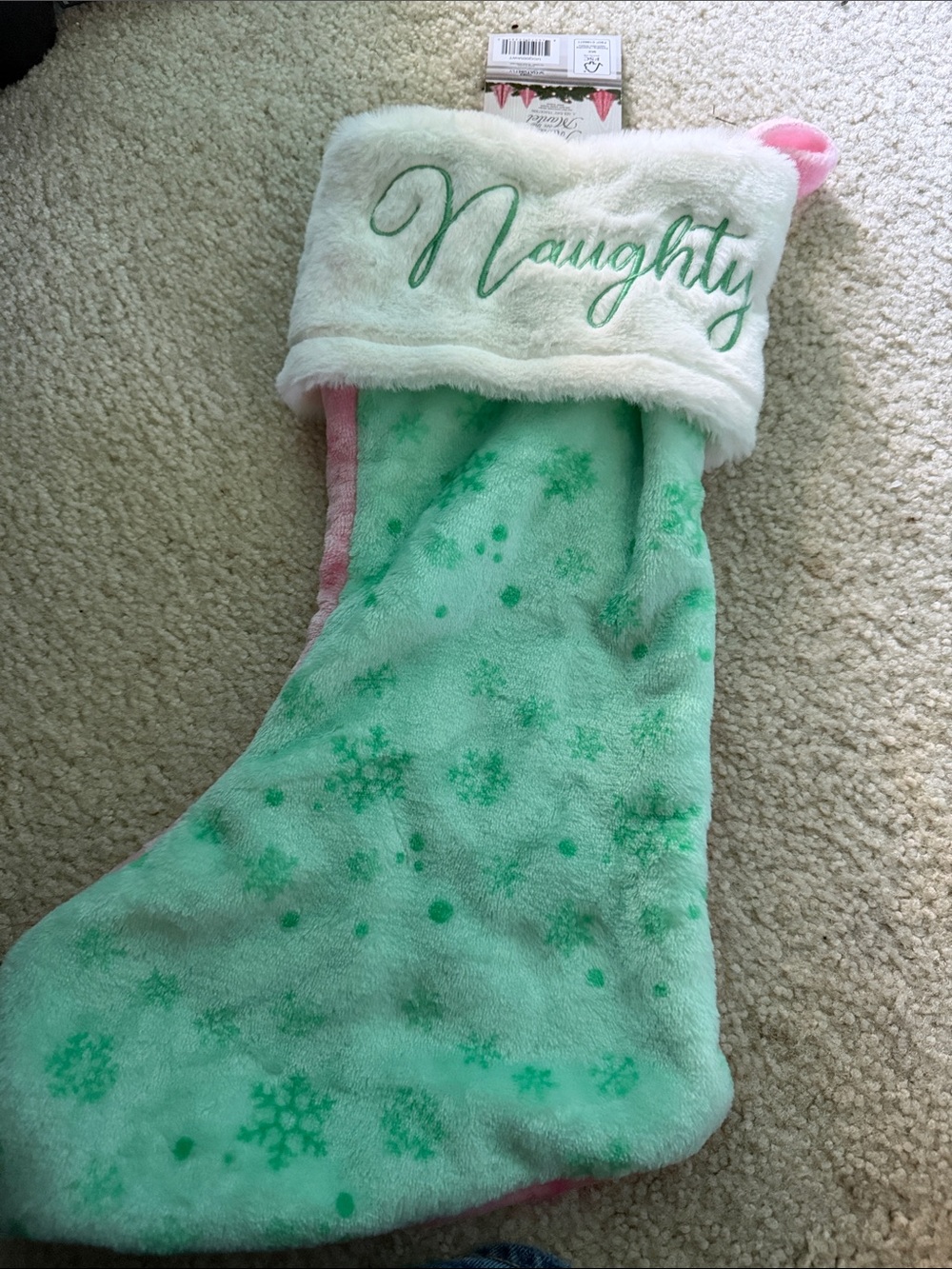 Martha Stewart “Martha on a Mantel”  Christmas Stocking